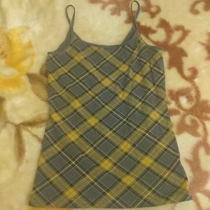 Arizona Yellow plaid cami